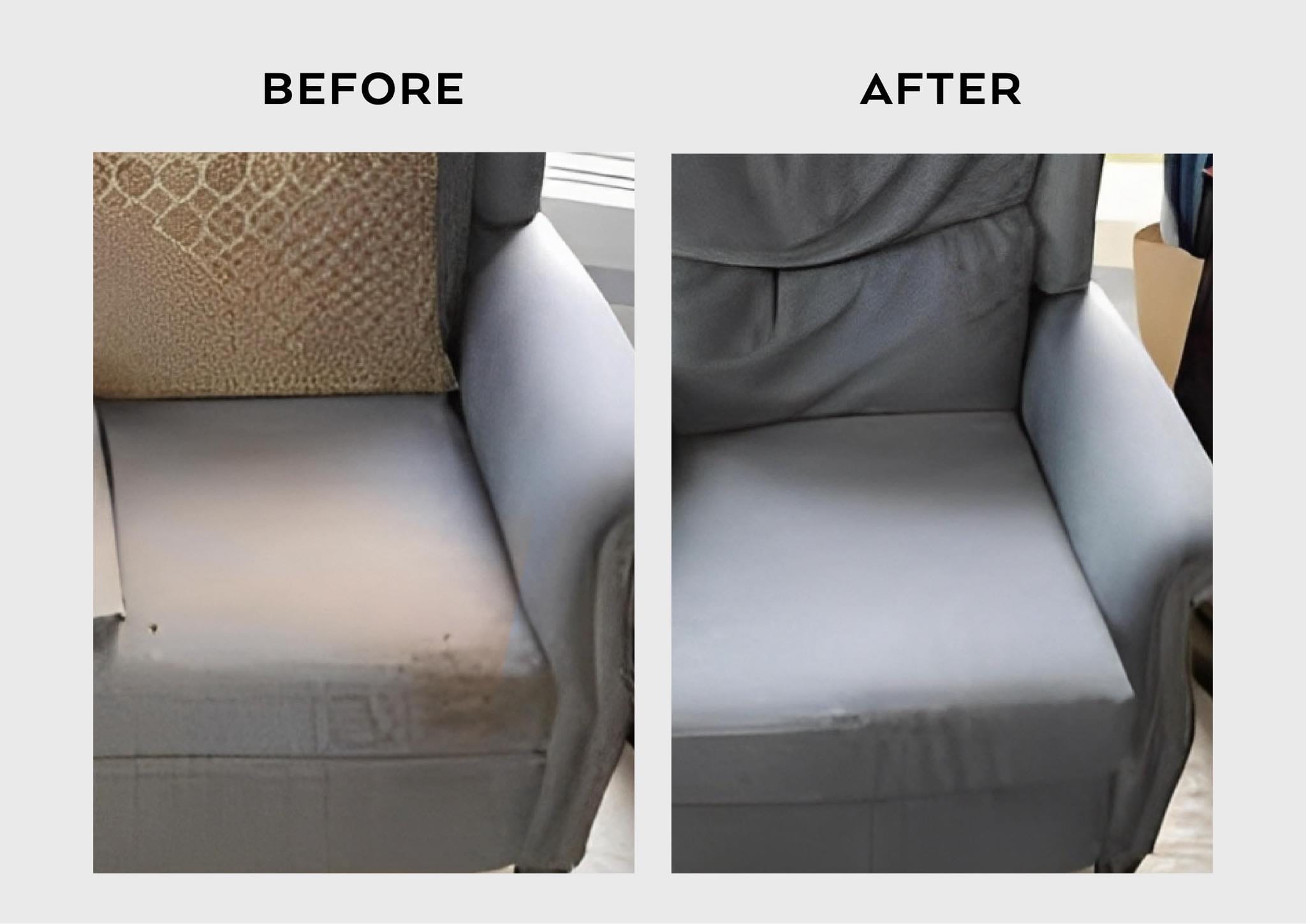 Upholstery cleaning before and after Annapolis MD - chair result 2